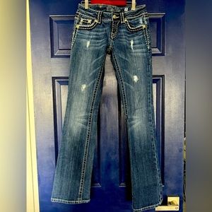 Size 25 Miss Me Boot Cut Jeans